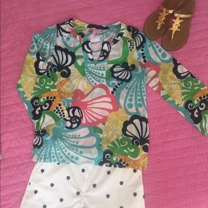 Lilly Pulitzer Thandie Tunic In Chiquita Bonita S